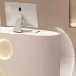 Preview: 360 Home Furnishing Store Kassierer Kleine Theke Ladentheke Empfangstheke Rezeption Empfangstisch Rechts